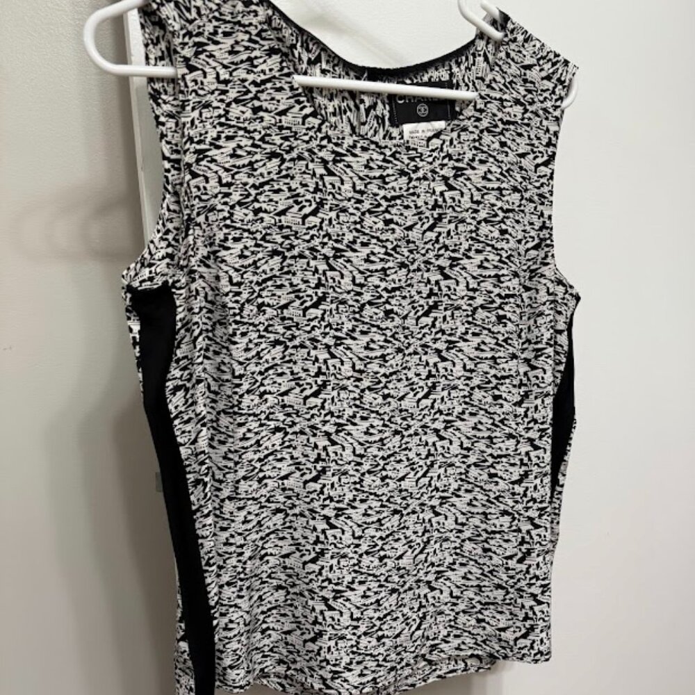 Chanel silk tank top, top size 44